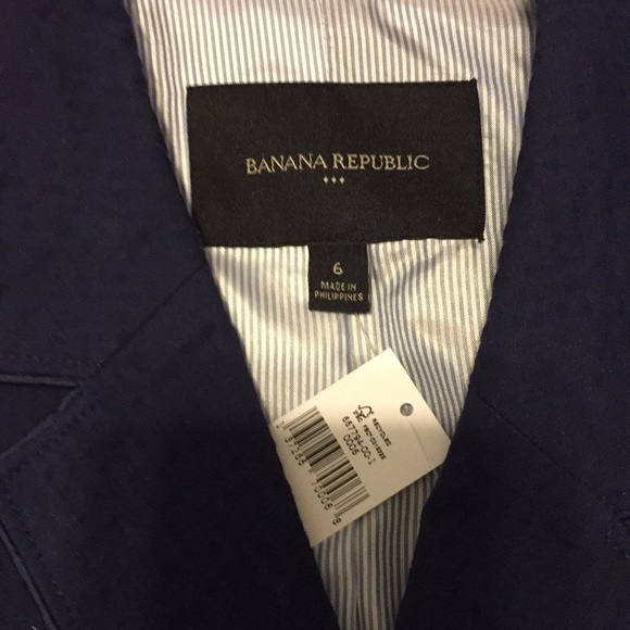 NWT Banana Republic Navy Blazer/Suit Jacket. - Picture 3 of 13